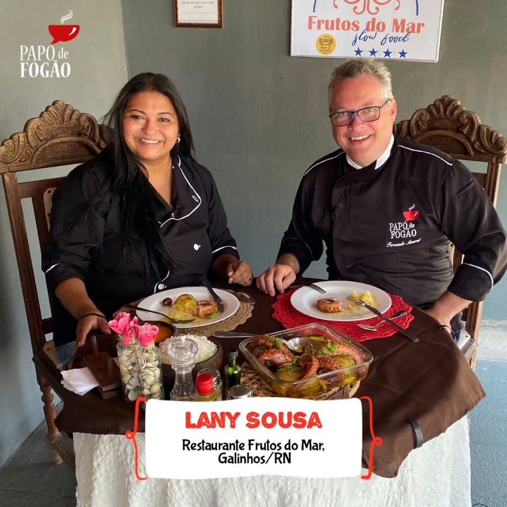 Papo de Fogão deste sábado (2) recebe cozinheira Lany Sousa do restaurante Frutos do Mar, em Galinhos
