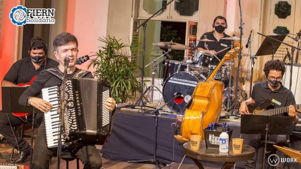 Em “Live Solidária: um espetáculo de som e solidariedade”, SESI Big Band recebe Waldonys e convidados