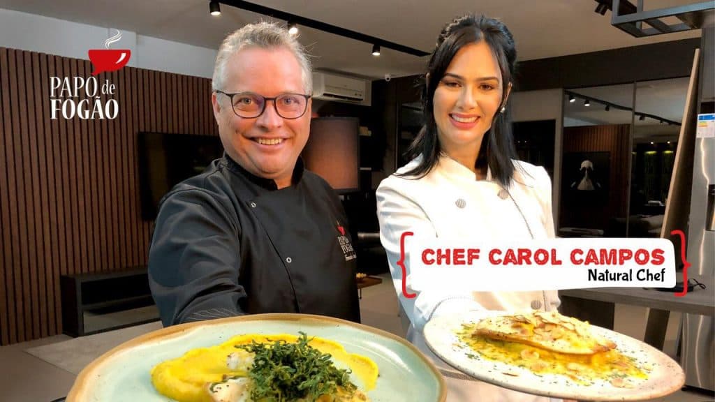 Programa Papo de Fogão deste final de semana recebe a Natural Chef Carol Campos e o Chef Lincoln Iff e terá preparos de dar água na boca