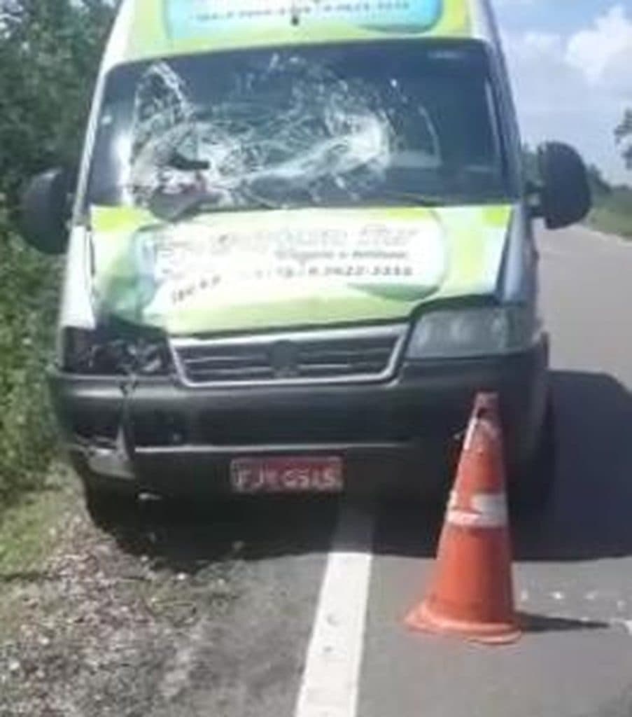 Homem é atropelado por van enquanto trabalhava em obra na BR-405 e morre no local