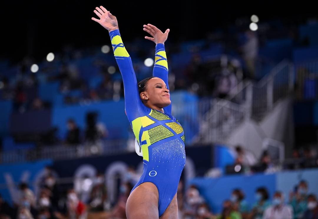 OLIMPÍADAS - TÓQUIO 2020: Rebeca Andrade conquista medalha de prata, a primeira do Brasil na história da ginástica feminina
