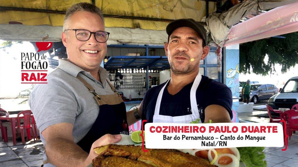Rabada, risoto potiguar e filé de peixe frito no dendê, são as delícias do primeiro Papo de Fogão Raiz