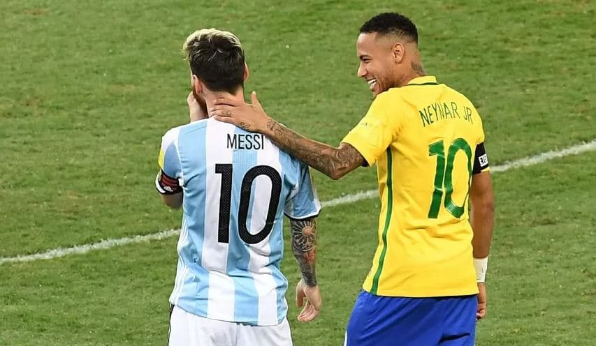 Antes da final, Conmebol escolhe Neymar e Messi como melhores da Copa América