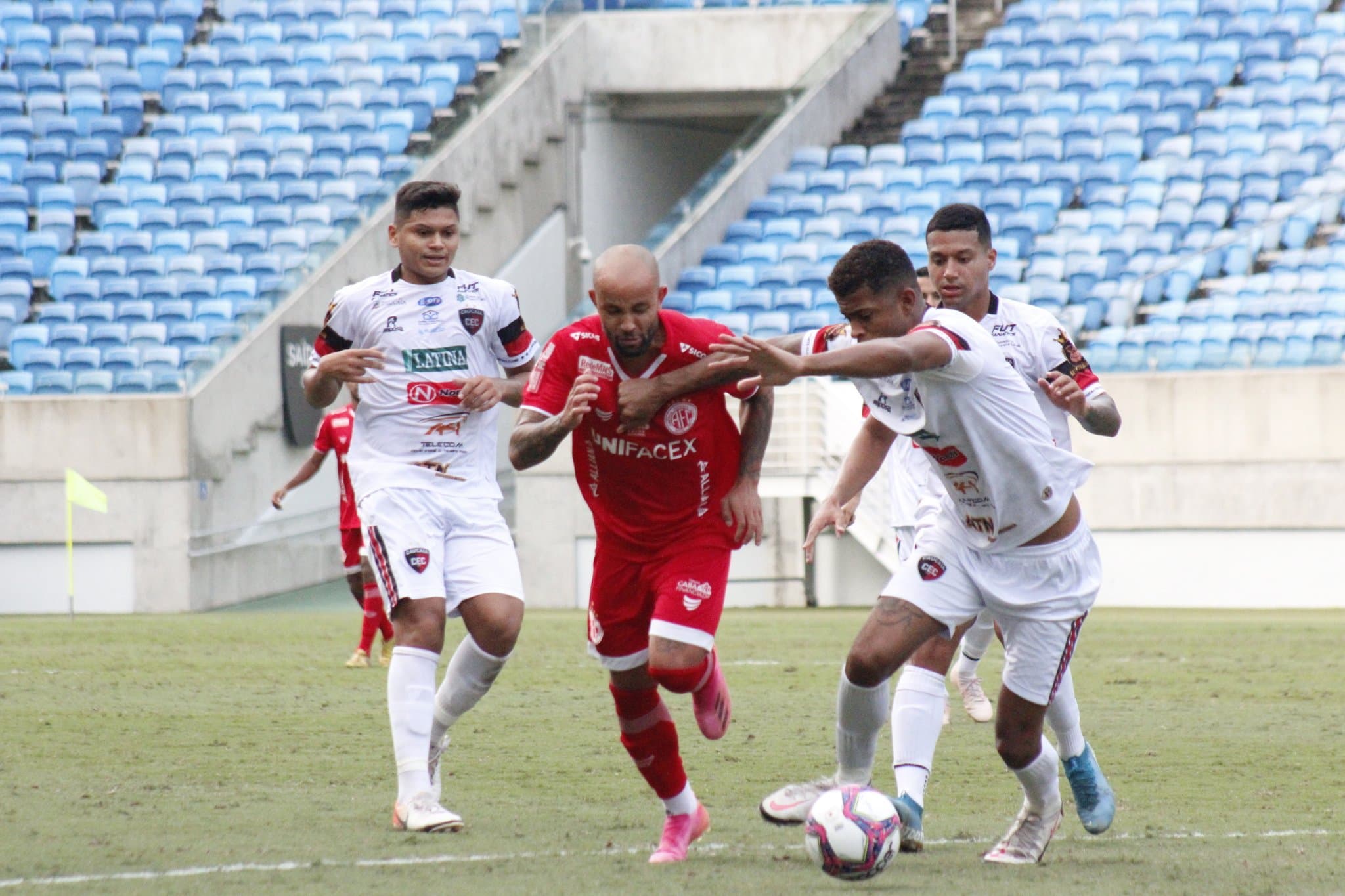 SÉRIE D: América vence o Caucaia-CE em jogo de seis gols na Arena das Dunas e encaminha classificação para a 2ª fase