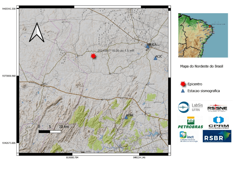 Após Caraúbas, tremor de terra é registrado em Pedra Preta-RN