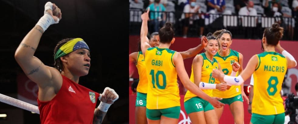 OLIMPÍADA DA TÓQUIO: Brasil tenta ouro no vôlei, boxe e maratona no último dia de competições