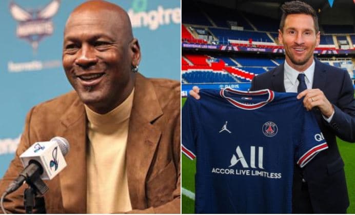 Michael Jordan já faturou R$ 37 milhões com chegada de Messi ao PSG
