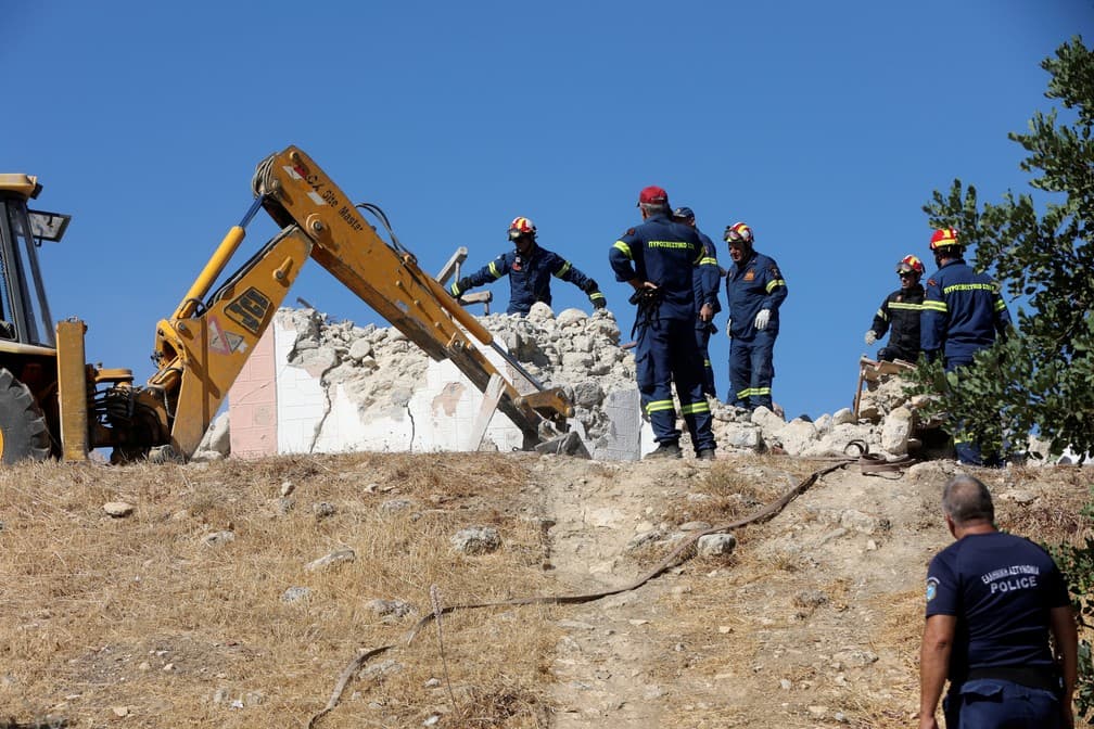 FOTOS: Forte terremoto atinge a maior ilha de Creta, na Grécia