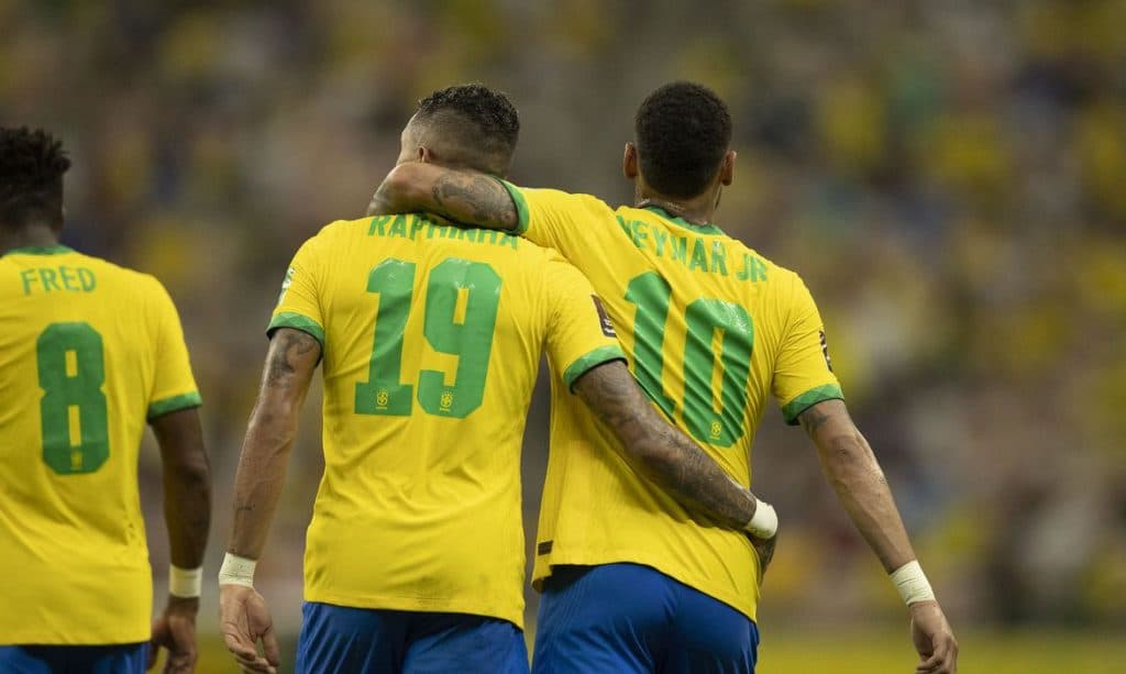ELIMINATÓRIAS: Com brilho de Neymar e Raphinha, Brasil goleia Uruguai por 4 a 1