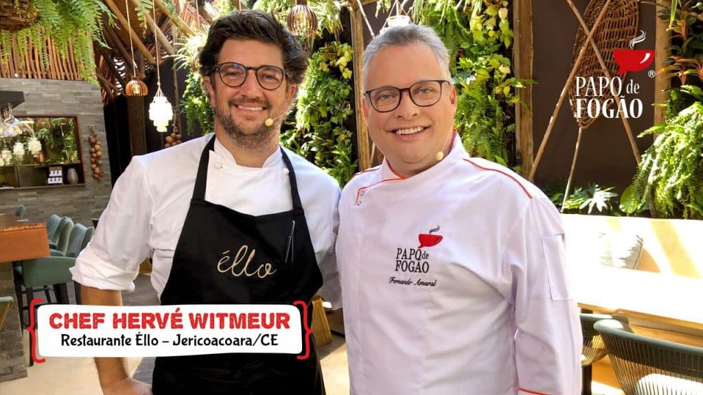 Programa Papo de Fogão recebe o Chef Saulo Patriota da Casa Fuego em Bananeiras-PB e o Chef Hervé Witmeur do restaurante Éllo em Jericoacoara-CE