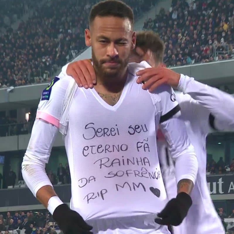 Neymar marca e homenageia Marília: ‘Serei seu eterno fã'