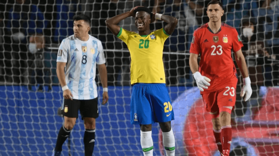 ELIMINATÓRIAS: Brasil domina com ataque jovem, mas empata com a Argentina fora de casa
