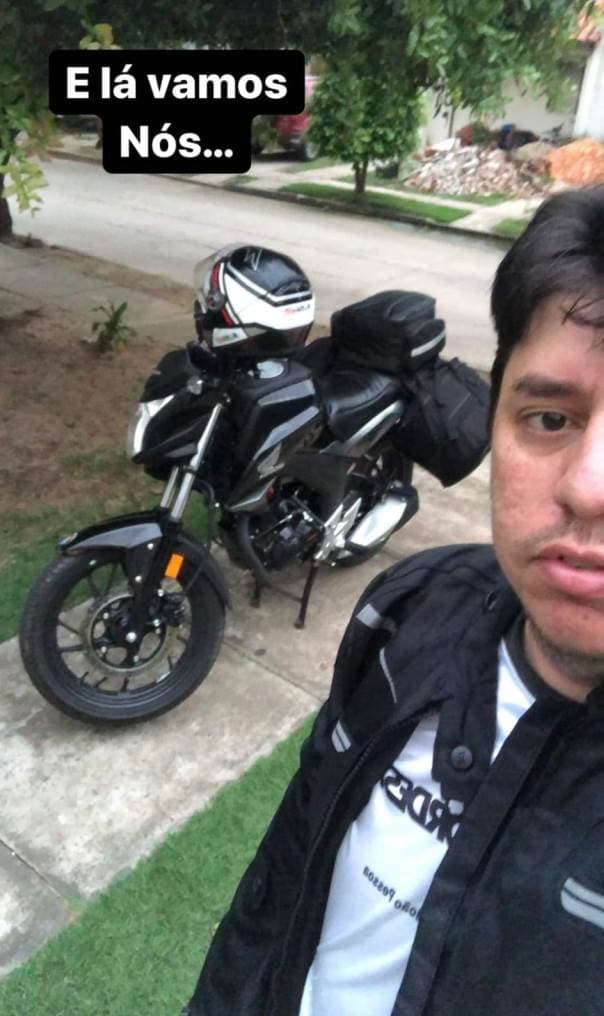 Estudante de medicina do RN viajará de moto de Santa Cruz de la Sierra até Jardim do Seridó
