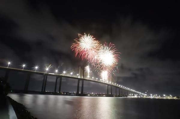 Fogos de Natal duram 15 minutos, com evento tranquilo para natalenses e turistas
