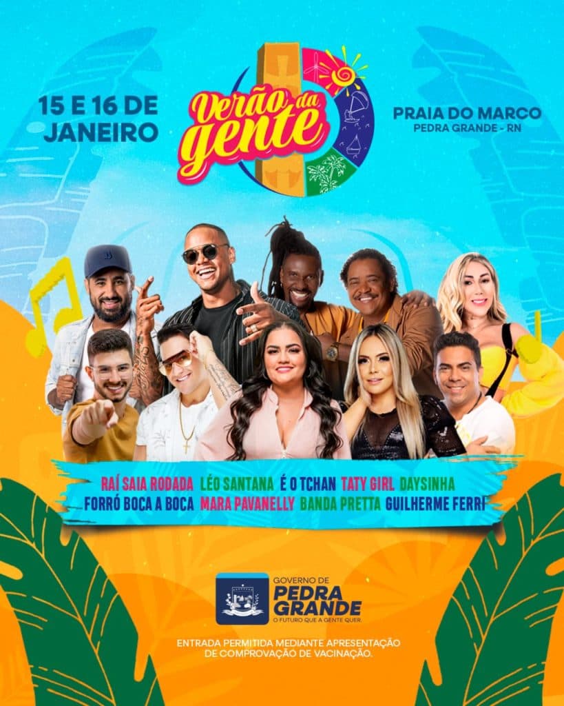 Pedra Grande realizará o maior evento de verão do litoral Norte potiguar