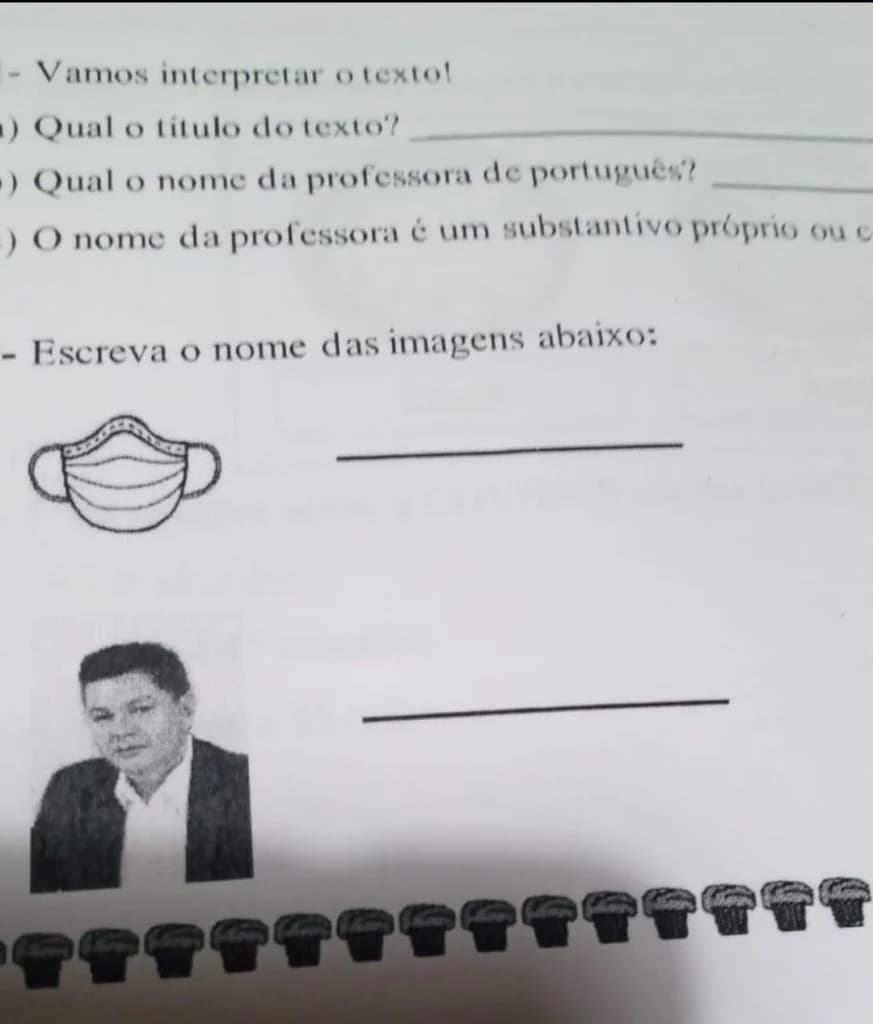 Tarefa de escola municipal traz foto de prefeito e pais acusam abuso de poder