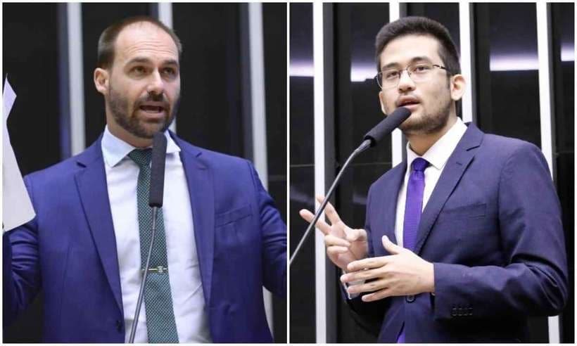 Eduardo Bolsonaro vai ao Conselho de Ética contra Kataguiri