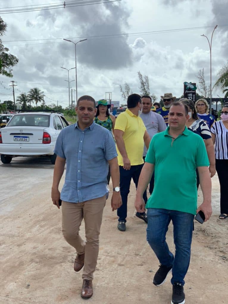 Vereador Rafael Correia prestigia presidente Jair Bolsonaro em visita a Parnamirim