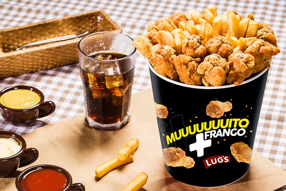 Lug’s: frango crocante no balde retornam em Natal