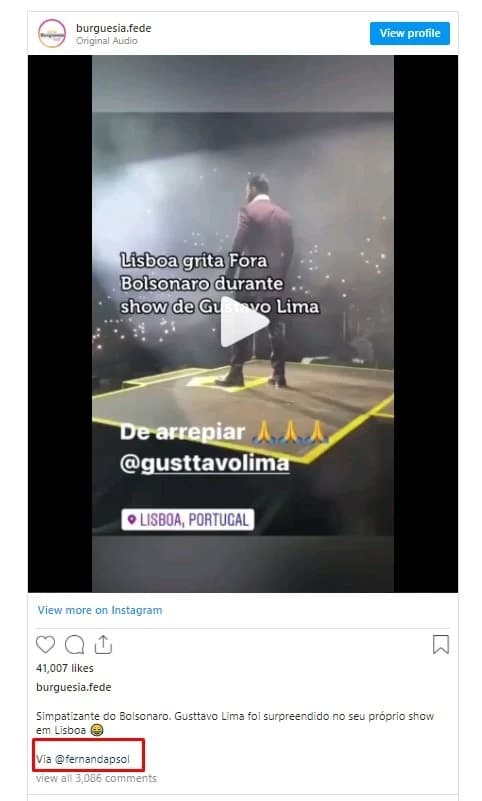 Gusttavo Lima se revolta e diz que processará deputada que compartilhou vídeo fake