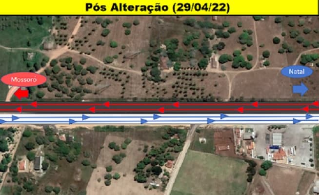 Tráfego em trecho da Reta Tabajara terá alteração nesta sexta-feira