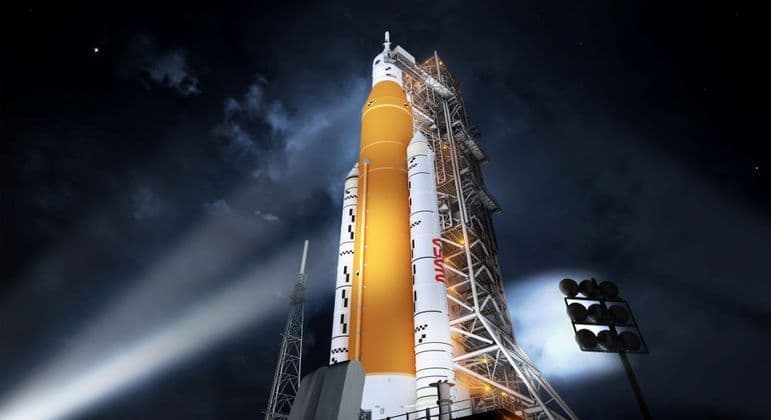 Nasa inicia teste final com seu megafoguete que irá à Lua com humanos
