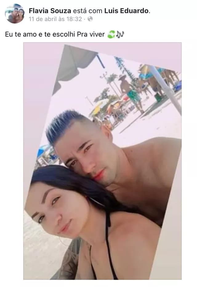 Mulher morta pelo marido postou declaração de amor na semana anterior