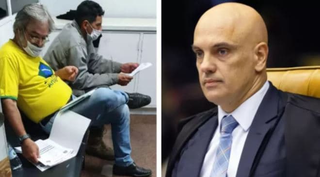 Juiz condena 2 manifestantes por protesto em frente ao prédio de Moraes