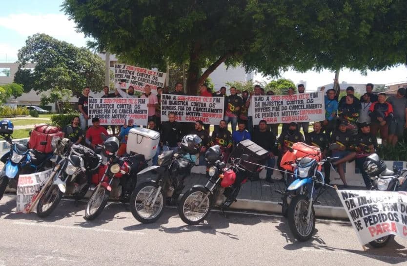 Entregadores do iFood em Natal fazem paralisação e protesto neste final de semana