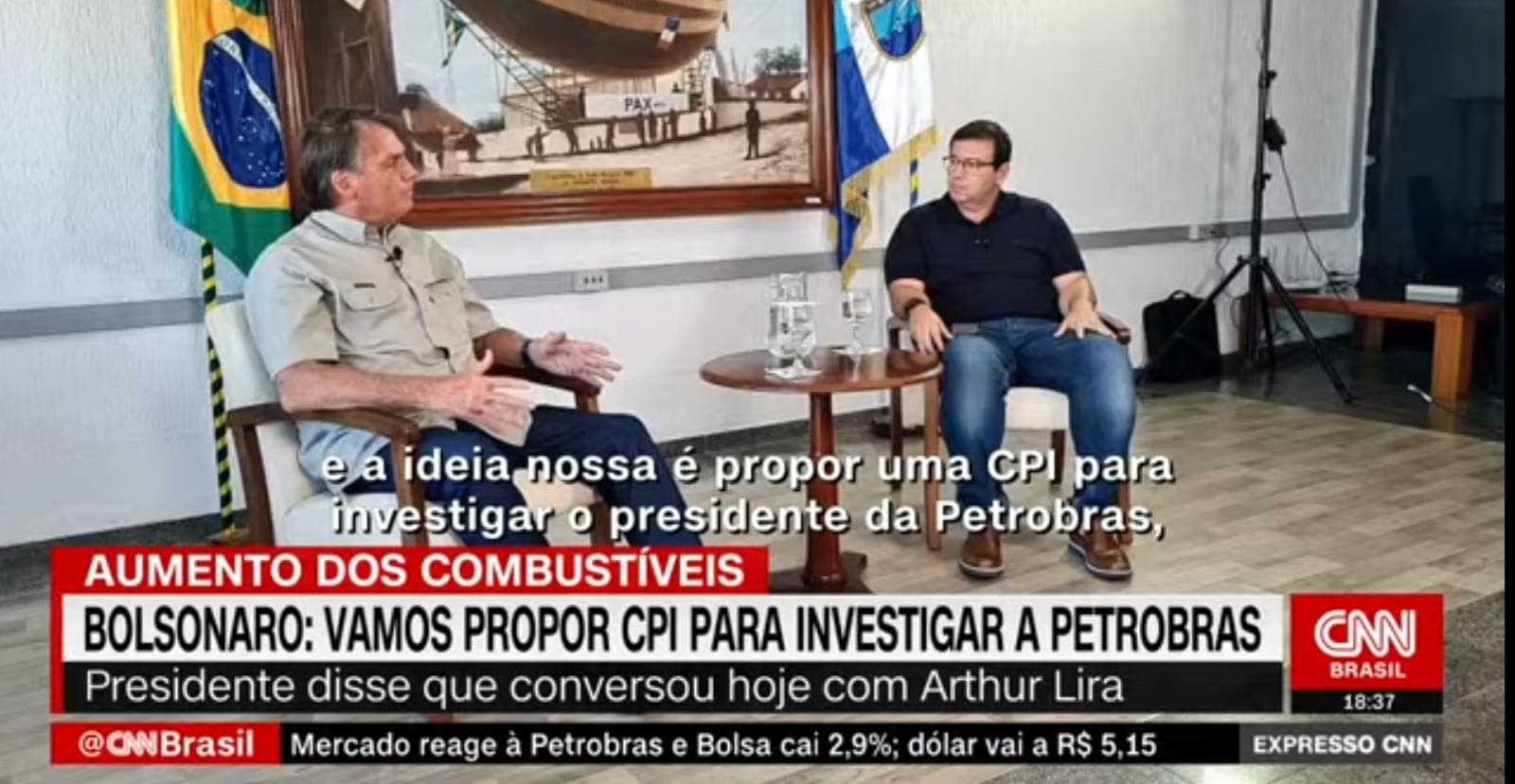 FURO NACIONAL - Entrevista exclusiva e ao vivo de Jair Bolsonaro ao BG tem ampla e imediata repercussão nacional