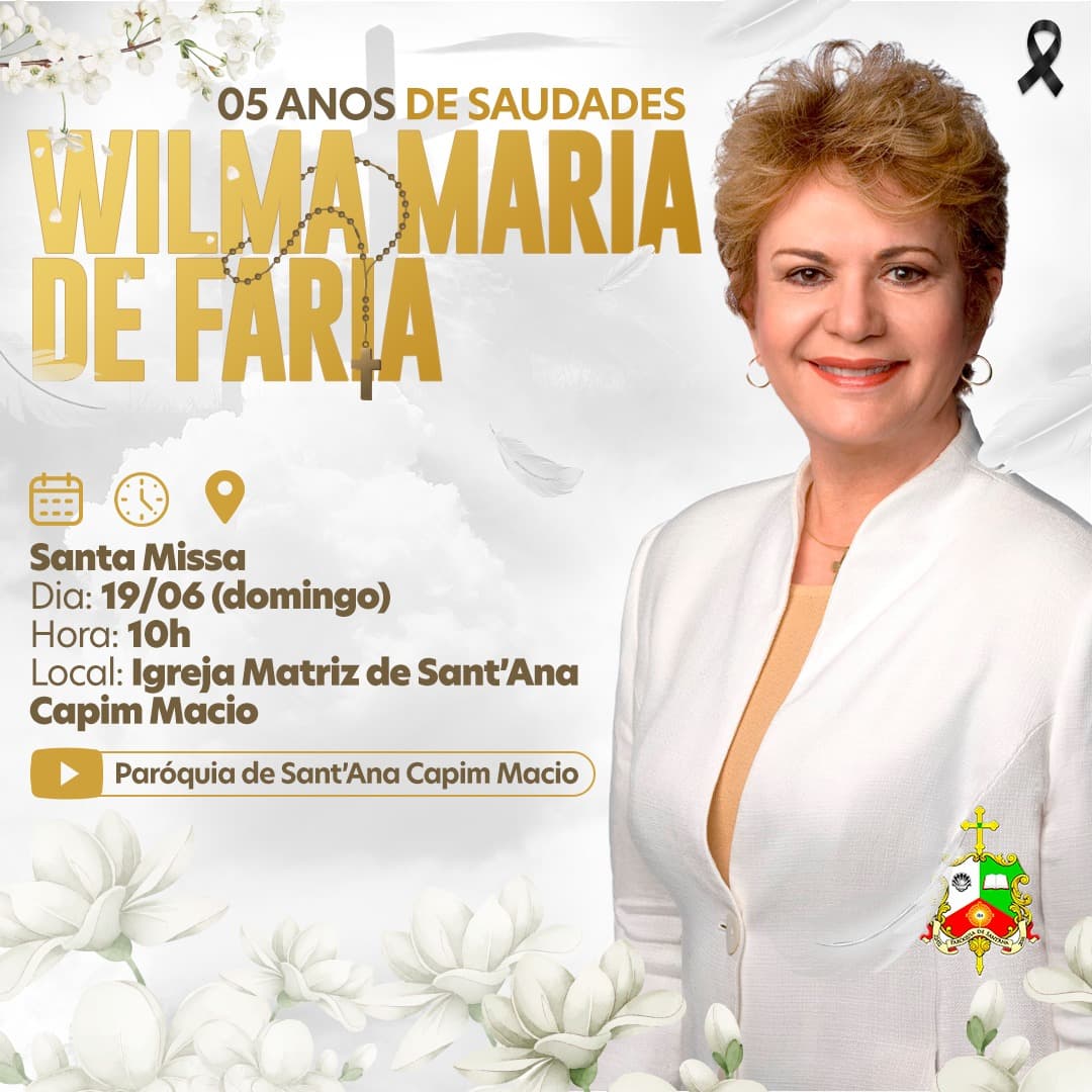 Amigos da ex-governadora Wilma de Faria prestarão homenagem pelos 5 anos de sua partida