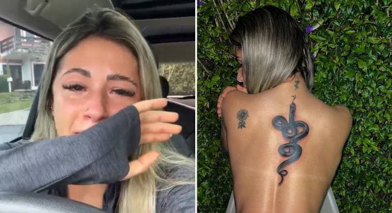 FOTOS: Influencer faz tatuagem escondido da mãe e se arrepende ao ver resultado: ‘Não foi o que pedi'