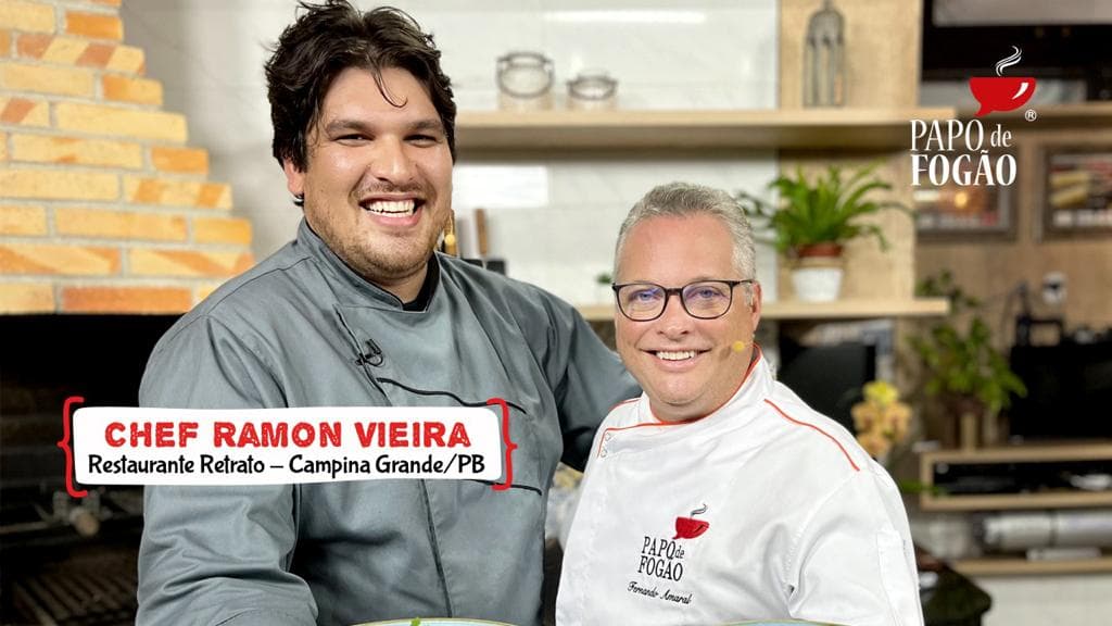 Papo de Fogão deste fim de semana vai trazer duas receitas incríveis, preparadas por dois chefs talentosíssimos