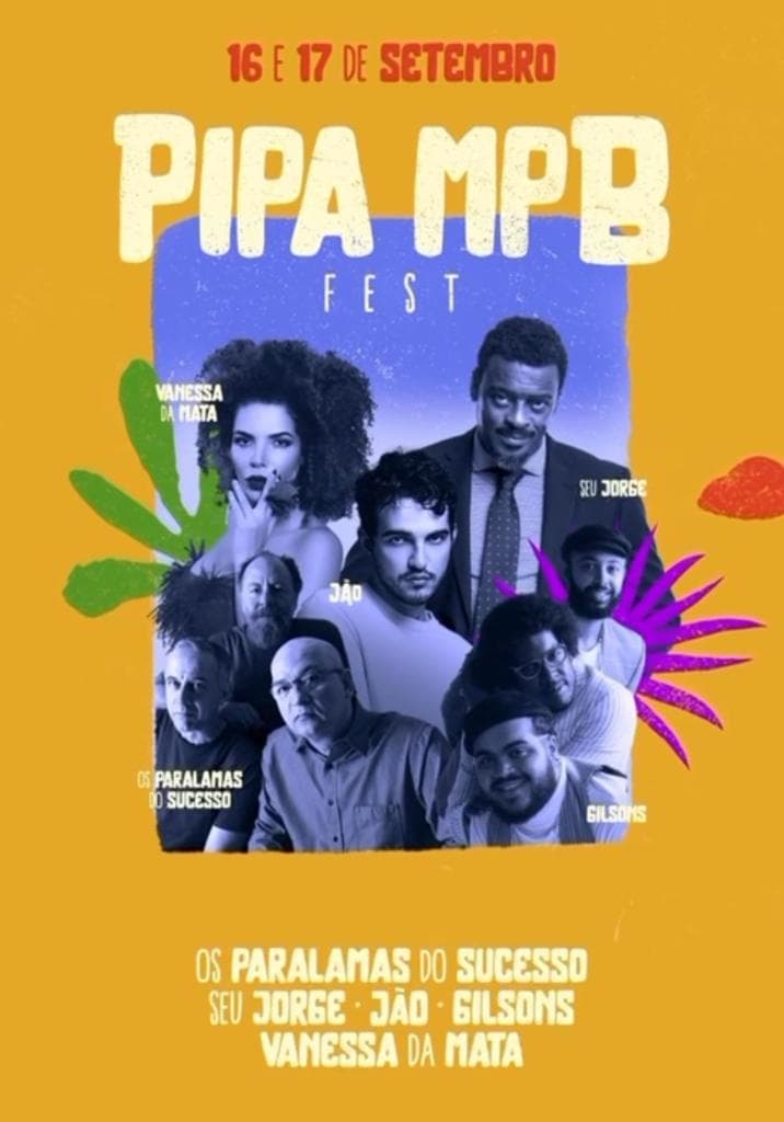 Festival levará grandes nomes da MPB para Pipa no mês de setembro