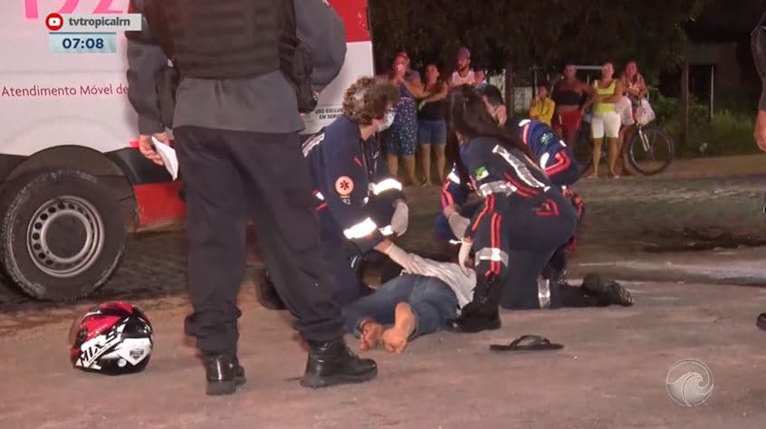 Criminoso é baleado na hora da tentativa de um assalto em Parnamirim