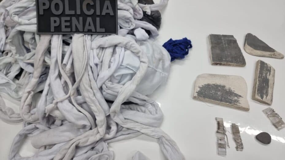 FOTO: Veja material apreendido por policiais que seria utilizado para fuga em Alcaçuz