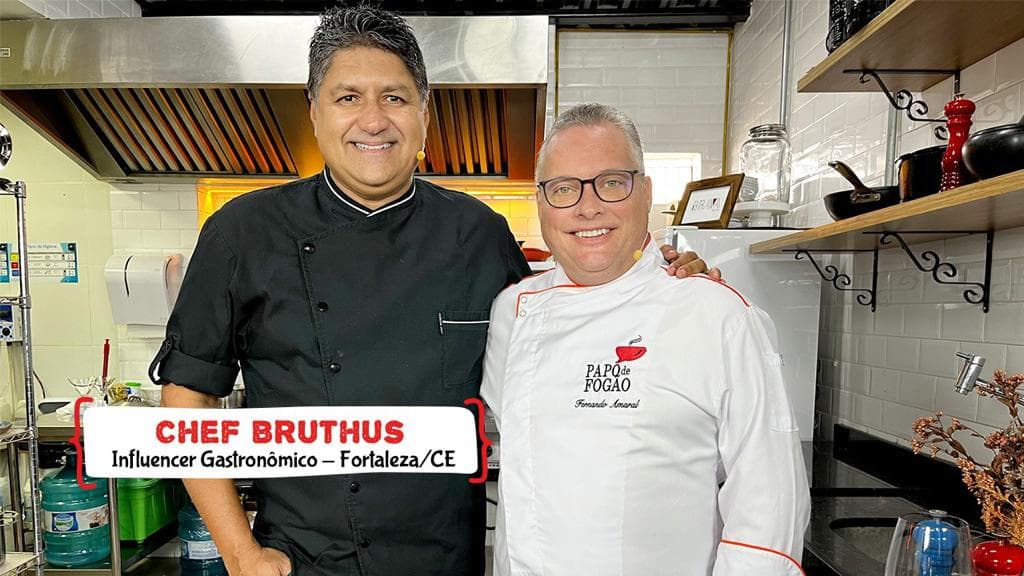 Papo de Fogão traz duas receitas saborosas direto de Fortaleza-CE com o influencer gastronômico, Chef Bruthus e a professora de gastronomia, Chef Kersya Coelho