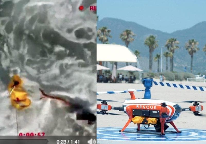 VÍDEO: Jovem de 14 anos que se afogava em praia na Espanha é salvo por drone