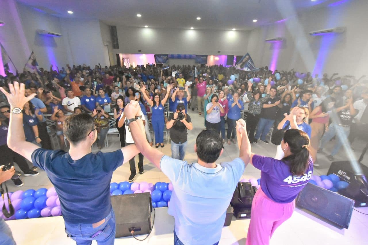 Multidão lota espaço de eventos em Parnamirim e declara apoio a Ezequiel e a Dra Julia