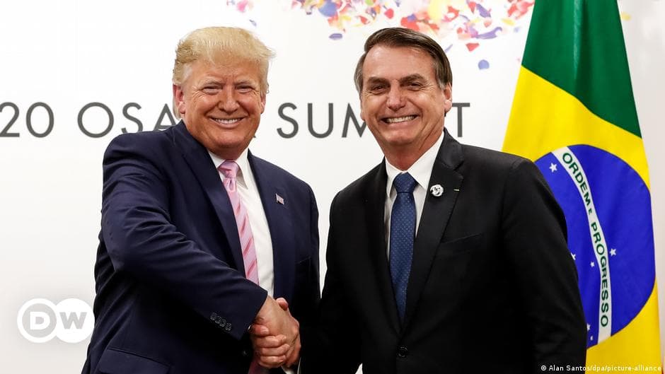 Trump anuncia apoio a reeleição de Bolsonaro