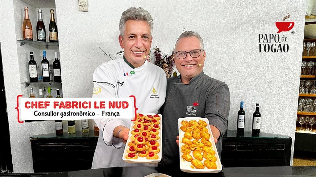 Programa Papo de Fogão recebe o Chef francês Fabrici Le Nud e a Chef Paula Leitte, de Campina Grande