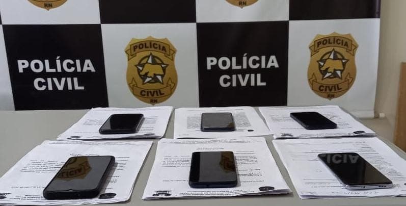Polícia Civil deflagra 3ª fase da Operação “Greed”, recupera celulares roubados e autua dez suspeitos por receptação em Parnamirim