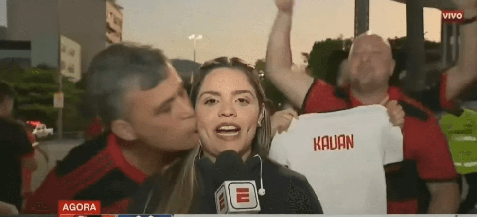 VÍDEO: Torcedor do Flamengo tem prisão decretada após assédio a repórter no Maracanã