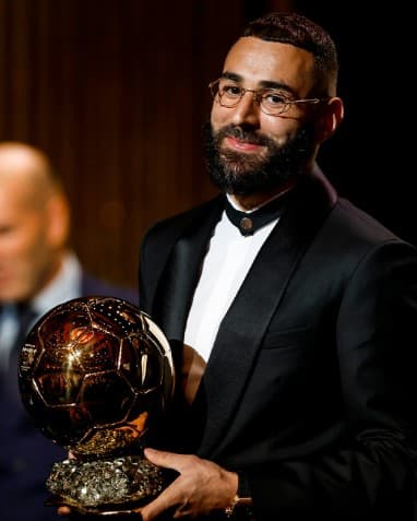 Benzema vence Bola de Ouro e Vinicius Jr é 8º; top 10 sem Cristiano Ronaldo e Messi