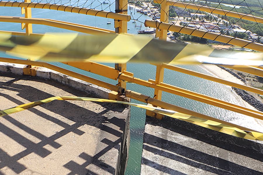Governo acredita que furtaram placas da ponte Newton Navarro