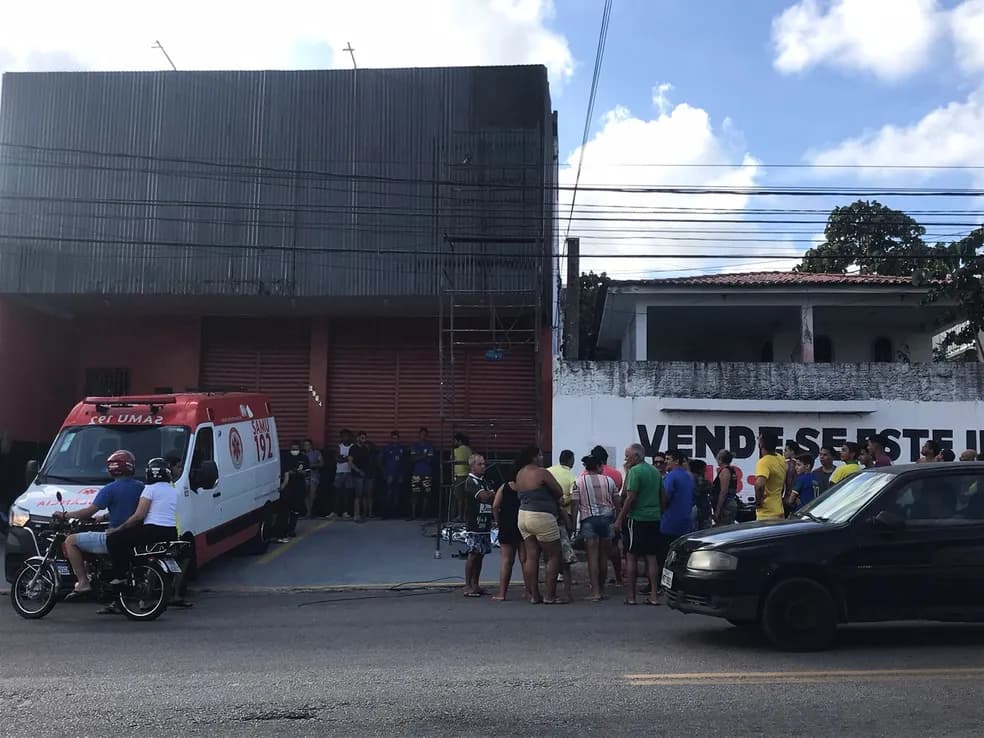 Pintor morre após sofrer choque elétrico e cair de andaime durante trabalho em Natal