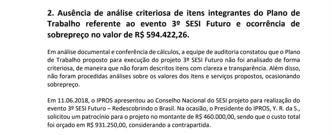 O elo que aproxima o escândalo do SESI da corrupção
