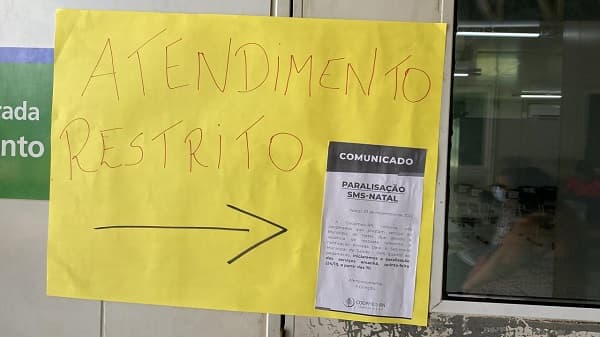 População de Natal sofre sem atendimento médico; greve já dura seis dias