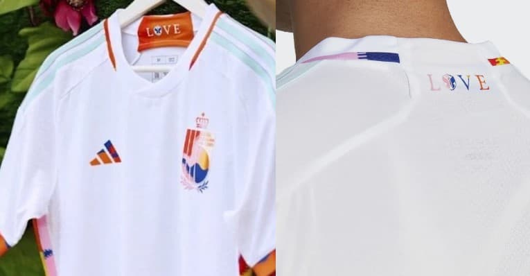Fifa proíbe Bélgica de usar palavra "love" em segundo uniforme da Copa