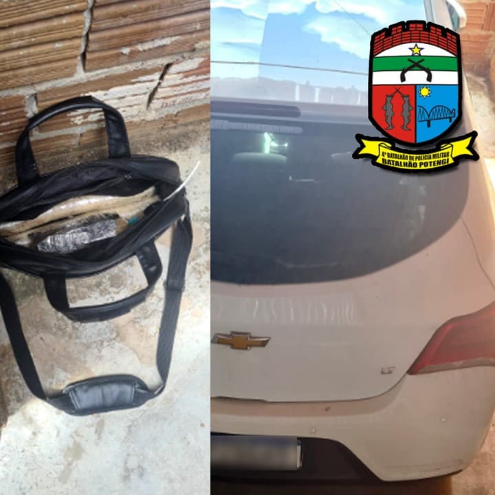 FOTOS: BOPE é acionado para recolher material explosivo ao lado de carro roubado em Natal